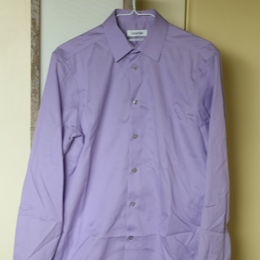 Calvin Klein Men's Dress Shirt, Light Purple